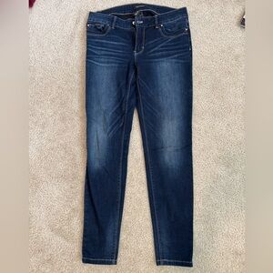 White House Black Market Dark Blue Skinny Jeans